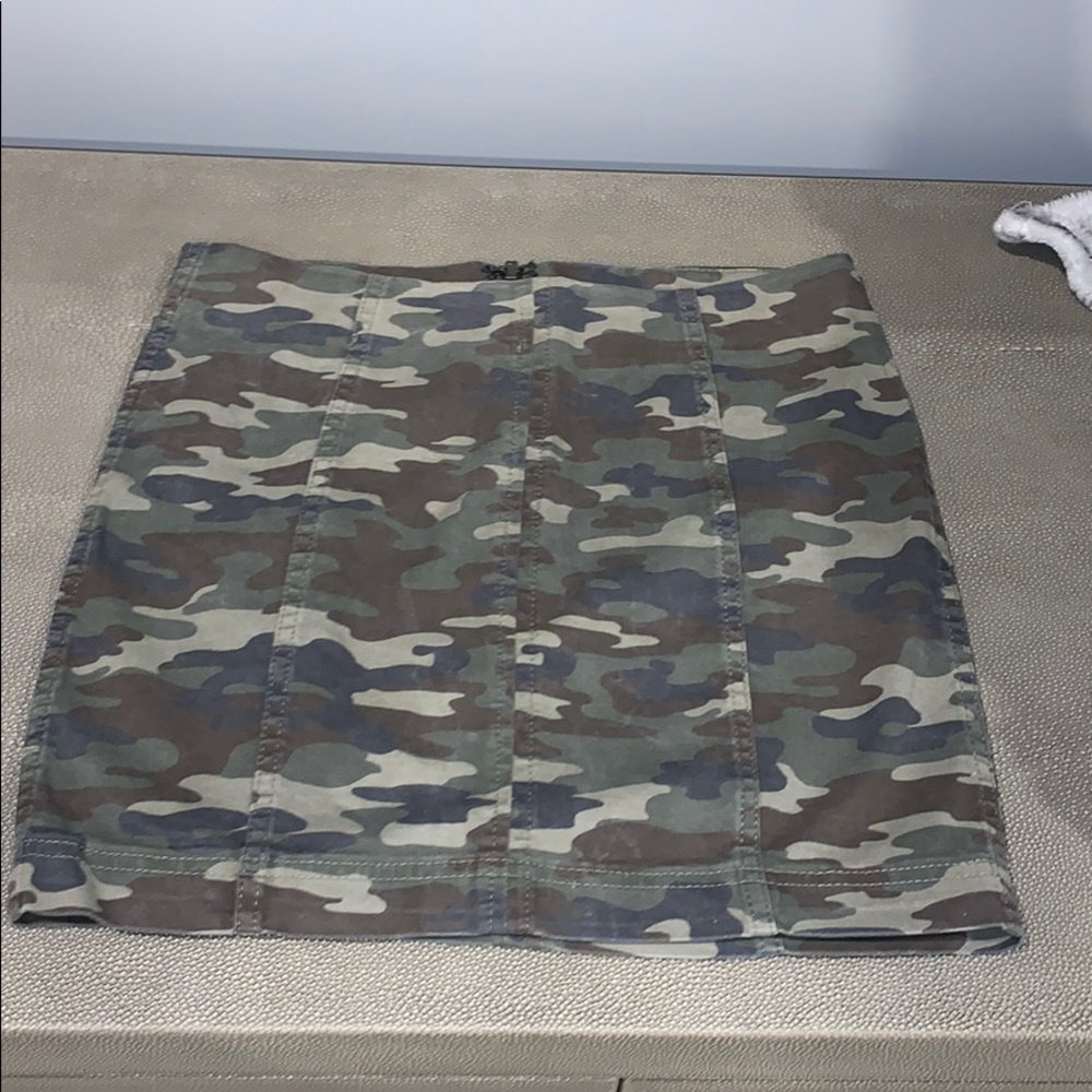 Camouflage Free People Skirt - Picture 2 of 4